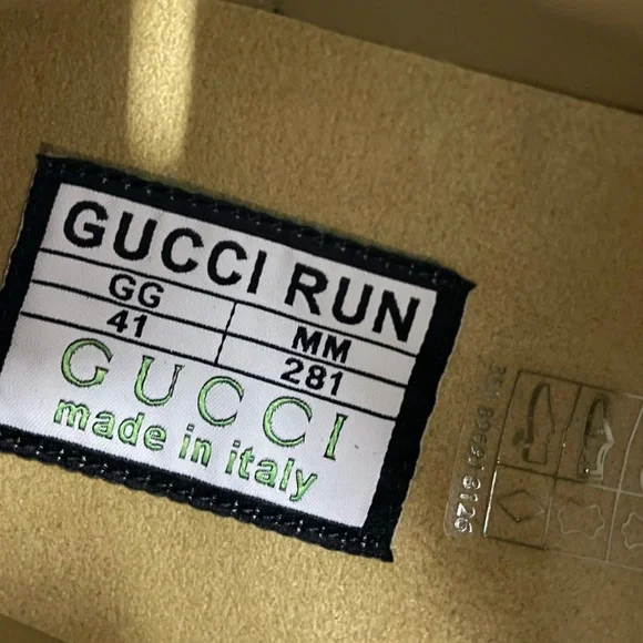 Gucci GG Monogram Ultralight Run Leather Sneakers - Picture 7 of 7